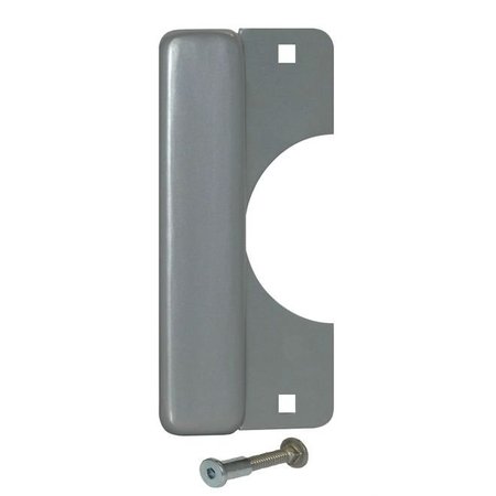 DON-JO 3-1/2" x 8" Latch Protector with Lever Cutout for Electric Strikes with EBF Fasteners LELP208EBFSL